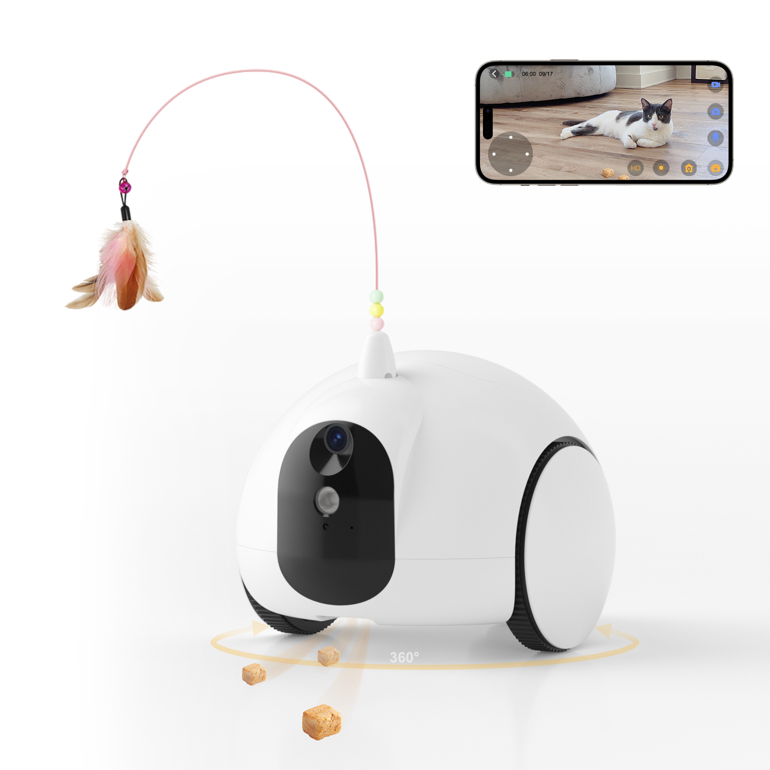 Pet Camera Treat Dispenser