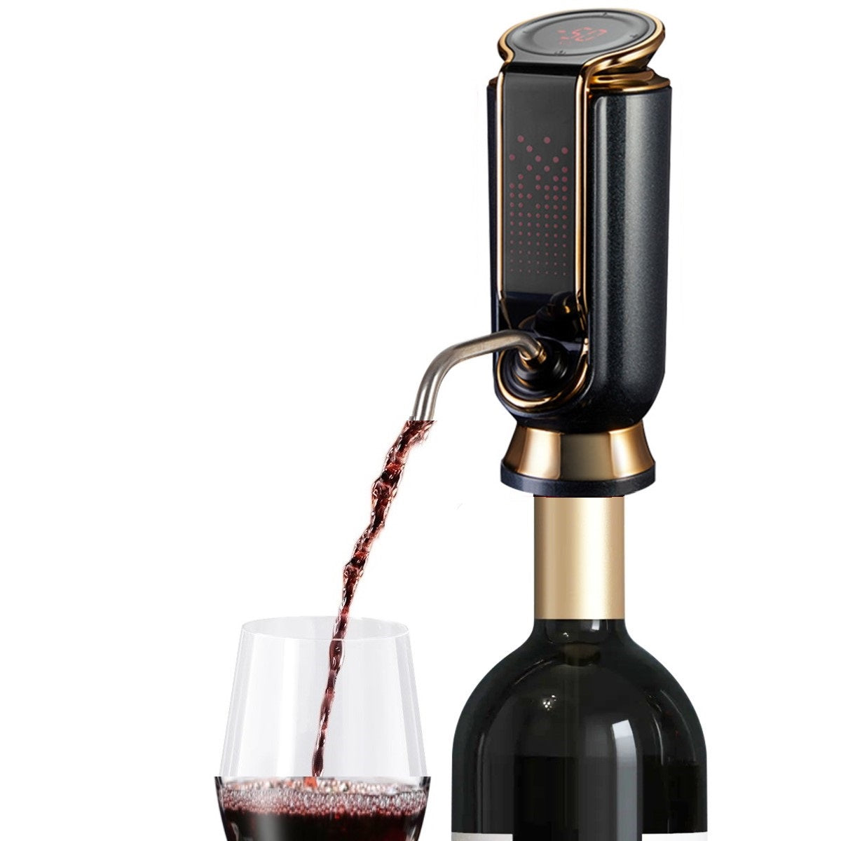 Smart Electric Wine Aerator - Red/Black, 1000pcs