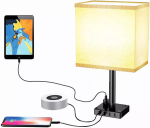 Table Lamp with USB Charger and Outlets, 500pcs