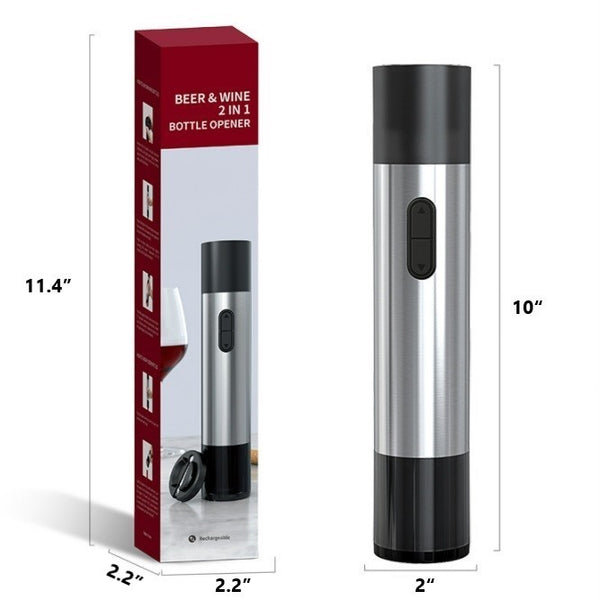 2-in-1 Electric Wine and Beer Opener, 1000pcs